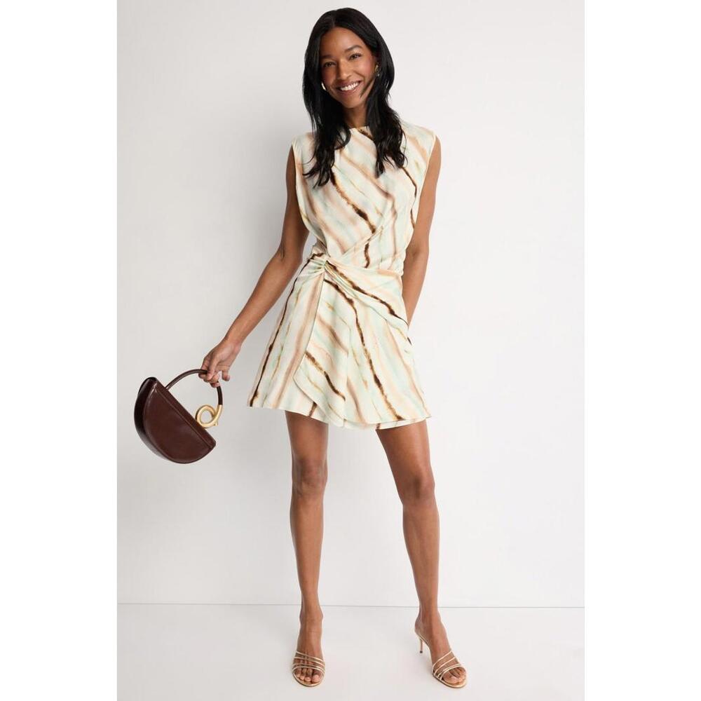 A.L.C. Multicolored Delia Dress Size 0 with Fabric Pull